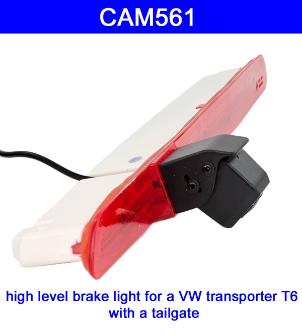 VW Transporter T6 brake light camera with tailgate